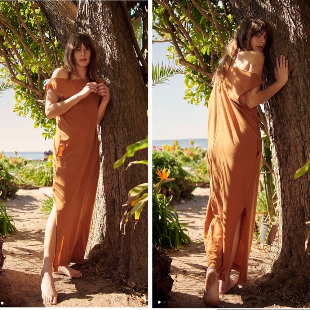 Free People Maxi Dress in Pink